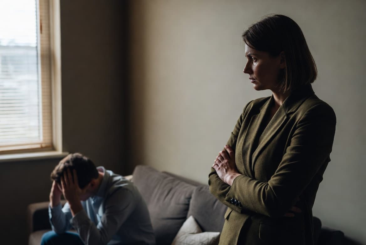 Couple connecting in nature